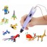 3D ручка c LCD дисплеем и набором эко пластика для 3Д рисования Pen 2 Фиолетовый