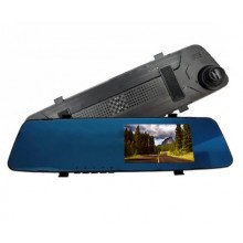 Видеорегистратор зеркало Vehicle Blackbox Dual Lens H7  с камерой заднего вида 2 камеры