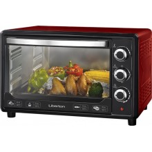Электродуховка Электрическая печь LIBERTON LEO-380 Red (38л)