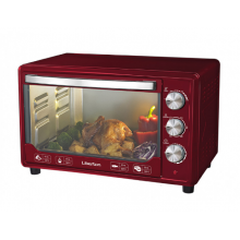 Электродуховка Электрическая печь LIBERTON LEO-481 Dark Red (48л) Электродуховка Электрическая печь LIBERTON LEO-481 Dark Red (48л)