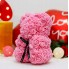 Мишка из  3D Роз 25 см. Розовый 
