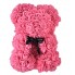 Мишка из  3D Роз 25 см. Розовый 