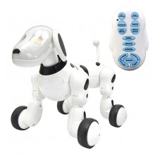 Интерактивная игрушка Робот-Собака Smart Pet Dog долматинец Бело-Черный