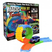 Мэджик Трек Magic Tracks  - 360 деталей с мостом и две гоночные машинки 