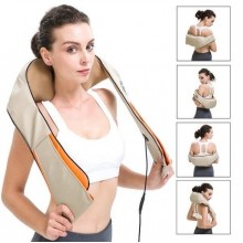 Универсальный роликовый массажер для спины и шеи Massager of Neck Kneading с ИК-прогревом Универсальный роликовый массажер для спины и шеи Massager of Neck Kneading с ИК-прогревом