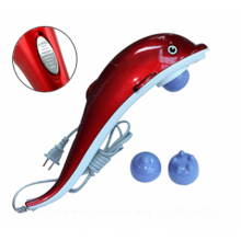 Инфракрасный ручной вибромассажер для всего тела Dolphin MS1 Red