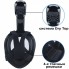 Маска для подводного плавания снорклинга Easybreath Tribord (L/XL) чёрная