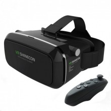 Очки виртуальной реальности VR BOX Shinecon с пультом Черные 