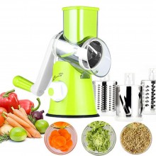 Овощерезка мультислайсер Tabletop Drum Grater Kitchen Master Терка для овощей и фруктов 3 насадки Овощерезка мультислайсер Tabletop Drum Grater Kitchen Master Терка для овощей и фруктов 3 насадки
