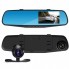 Видеорегистратор зеркало с камерой заднего вида 2 камеры Full HD Vehicle Blackbox DVR Full HD  