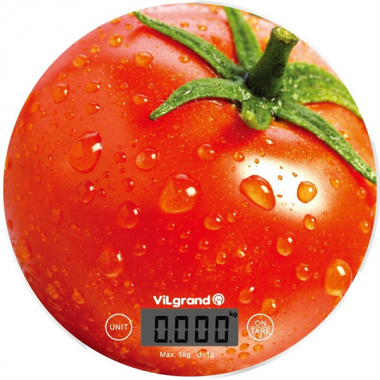 Весы кухонные электронные ViLgrand VKS-519 5 кг Tomato 