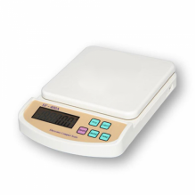 Электронные Кухонные Весы 5 кг Kitchen scale SF-400A + Батарейки с подсветкой Белые Электронные Кухонные Весы 5 кг Kitchen scale SF-400A + Батарейки с подсветкой Белые