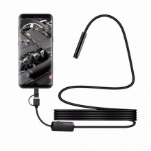 Цифровой гибкий эндоскоп камера кабель 2 метра USB/micro USB с подсветкой Цифровой гибкий эндоскоп камера кабель 2 метра USB/micro USB с подсветкой