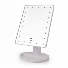 Зеркало настольное для макияжа Magic с LED подсветкой Белый