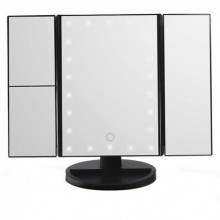 Зеркало для макияжа Superstar Magnifying Mirror с LED-подсветкой 4В1 Черный Зеркало для макияжа Superstar Magnifying Mirror с LED-подсветкой 4В1 Черный