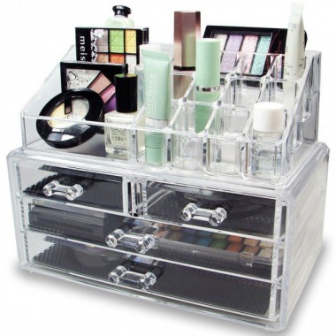 Акриловый органайзер для косметики Cosmetic Storage Box