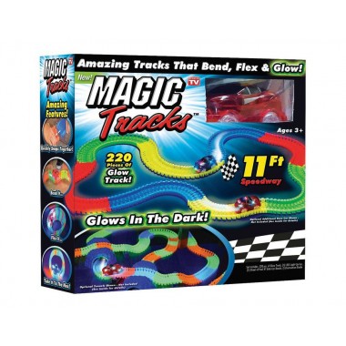 Гоночная трасса конструктор Magic Tracks 220 деталей