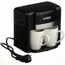 Кофеварка A-PLUS CM-1549 500 Ватт + 2 чашки 
