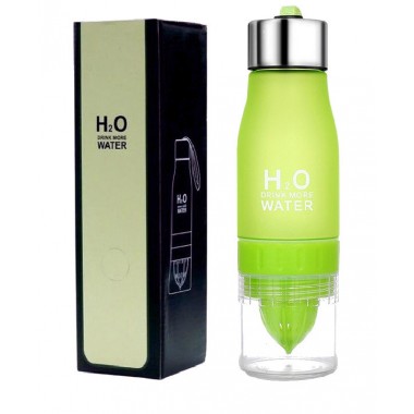 Бутылочка-соковыжималка H2O Water 650 ml Green