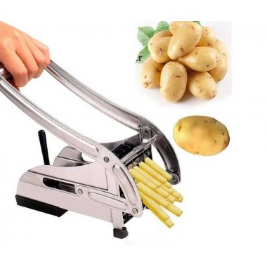Картофелерезка слайсер для фри Potato Chipper механическая с двумя насадками из нержавеющей стали