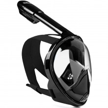 Маска для подводного плавания снорклинга Easybreath Tribord (L/XL) чёрная