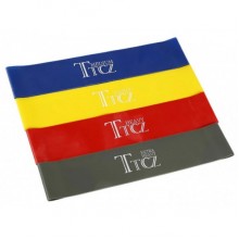 Резинка для фитнеса и спорта TTCZ PLUS (эластичная лента эспандер) набор 4 шт + Чехол в комплекте