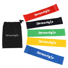 Резинка для фитнеса и спорта Esonstyle (эластичная лента эспандер) набор 5 шт + Чехол в комплекте
